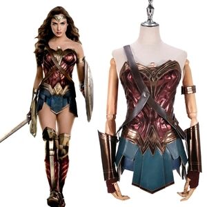 Stunning Wonder Woman Diana Adult Cosplay DC Comics Dawn Of Justice Costume